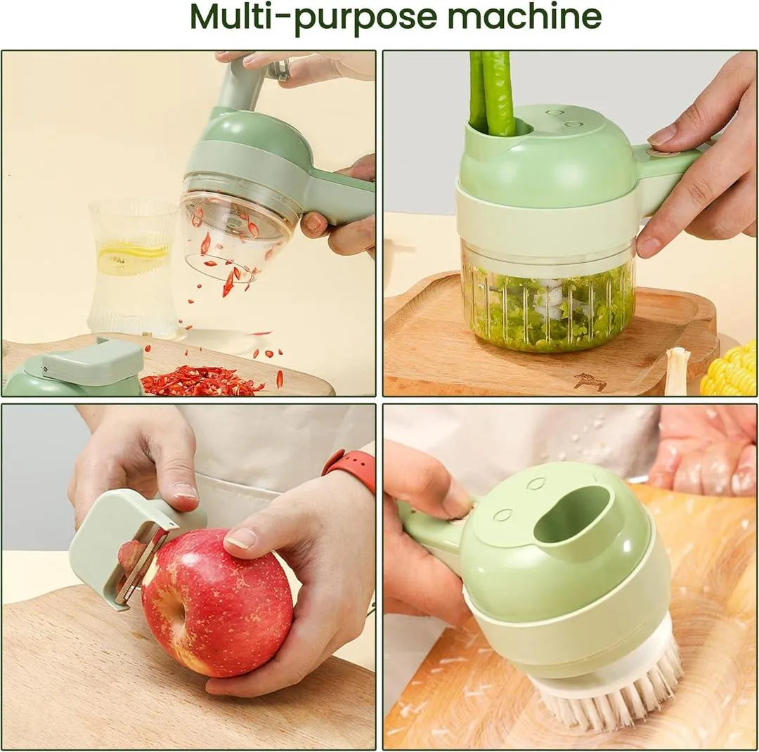 4-in-1 Wireless Electric Food Chopper