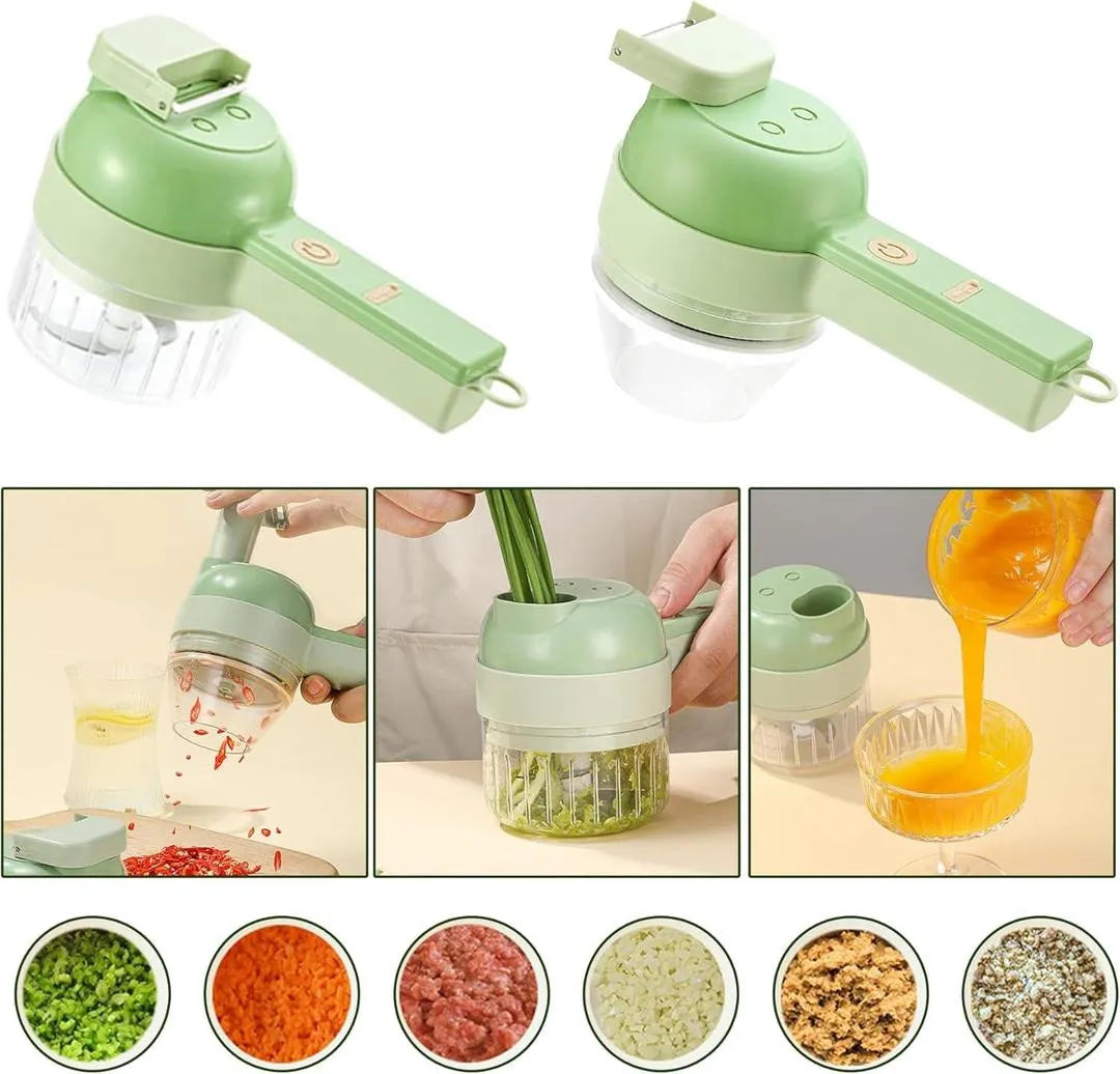 4-in-1 Wireless Electric Food Chopper