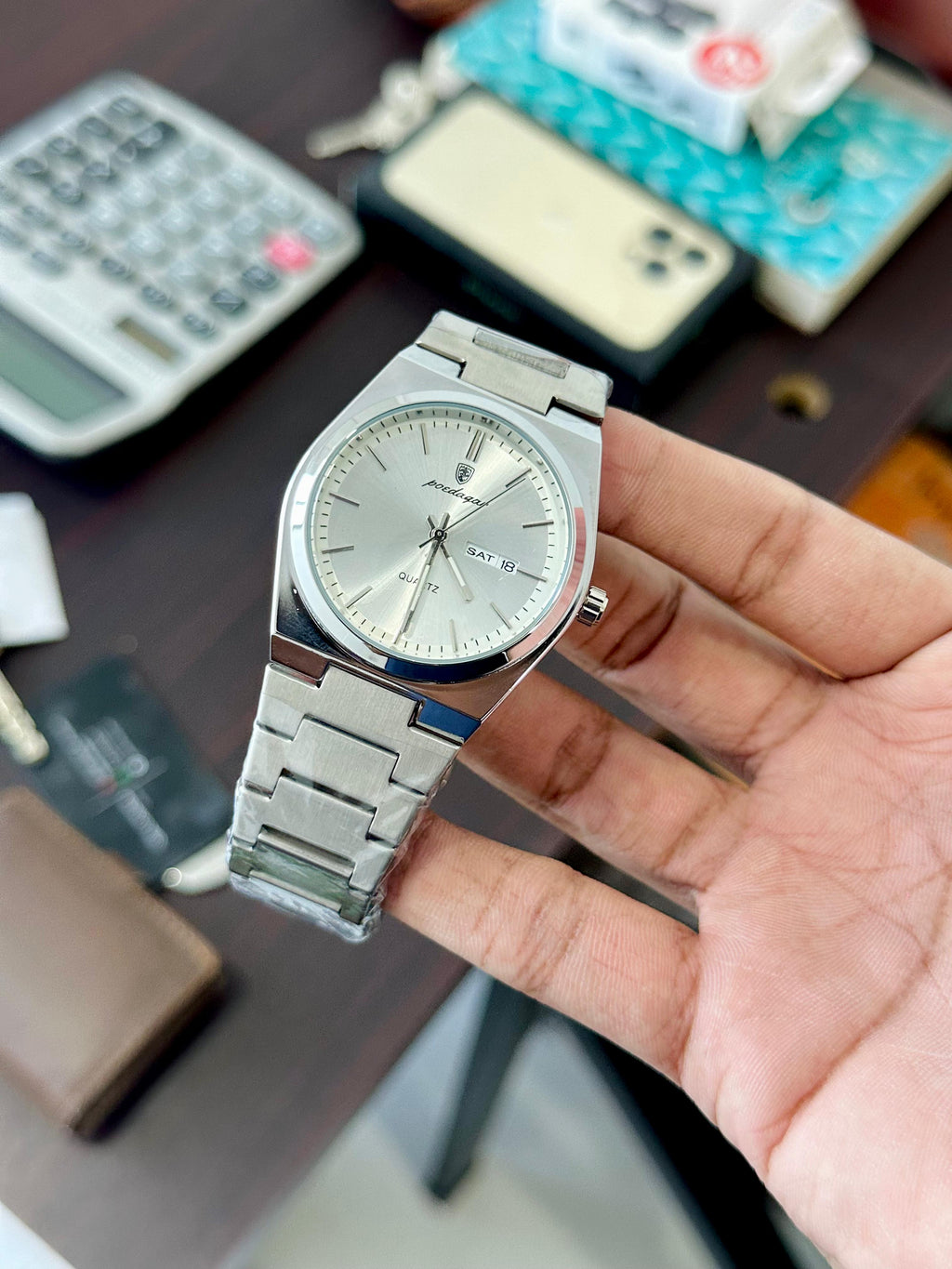 Poedagar Premium Stylish Watch for Men – Open Parcel Allowed (COD)