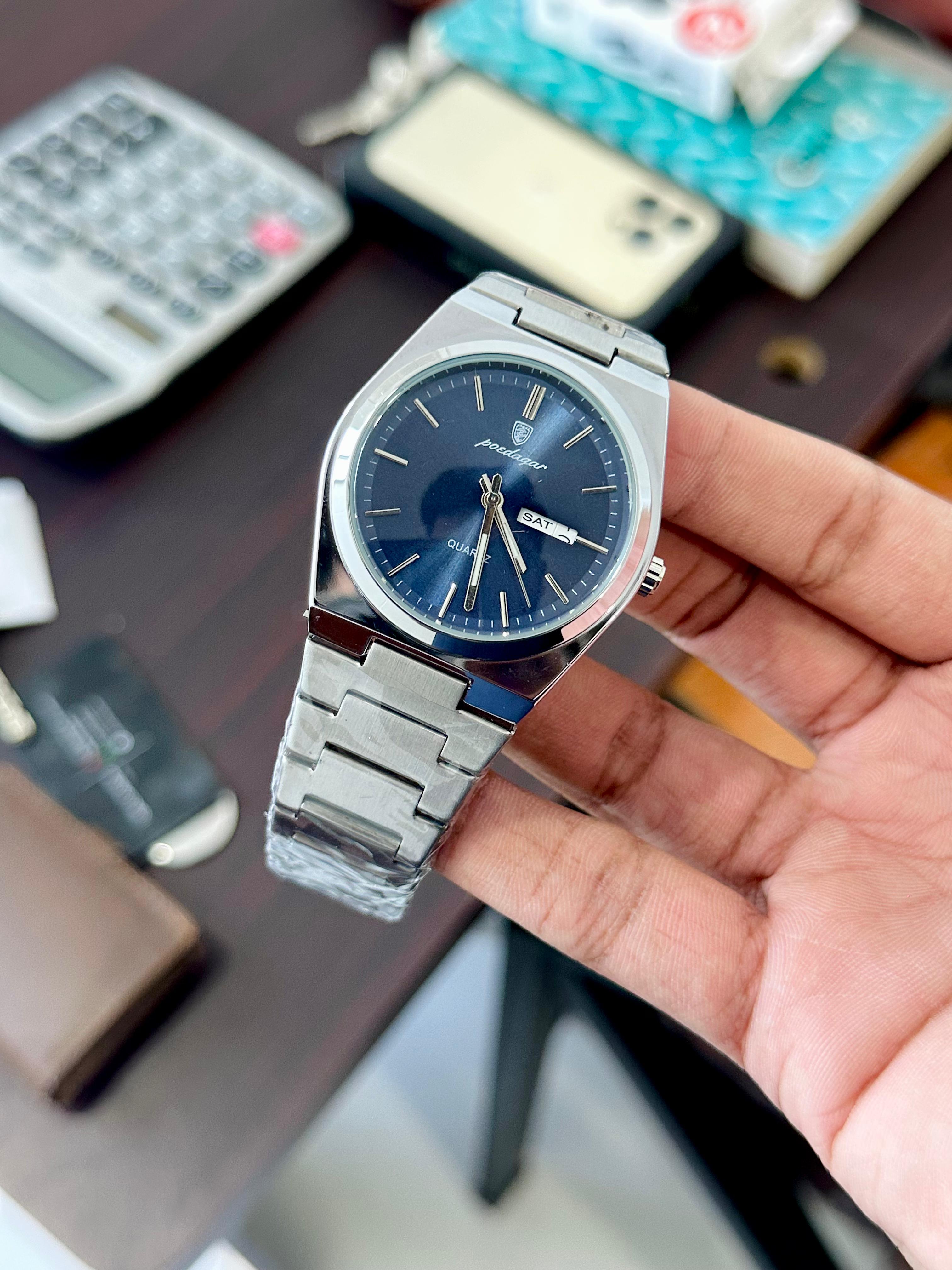Poedagar Premium Stylish Watch for Men – Open Parcel Allowed (COD)